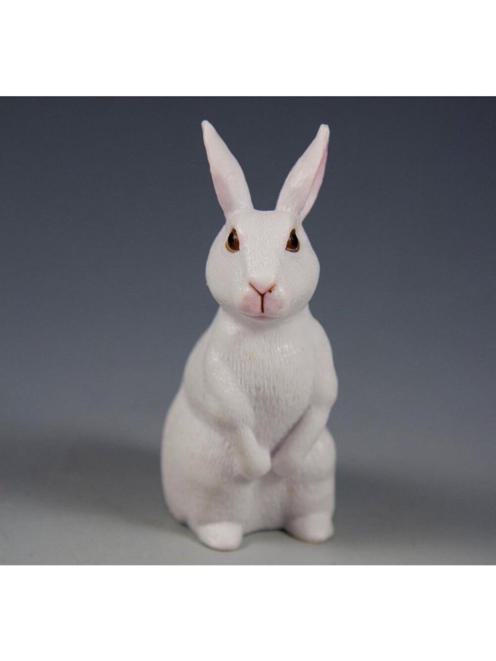 White Rabbit Bunny Figure Terra by Battat Maison Joseph H60001 Plastic 3" Tall